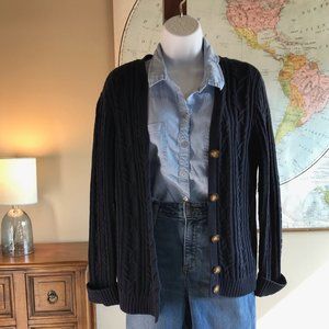 Talbots Cable Cardigan
